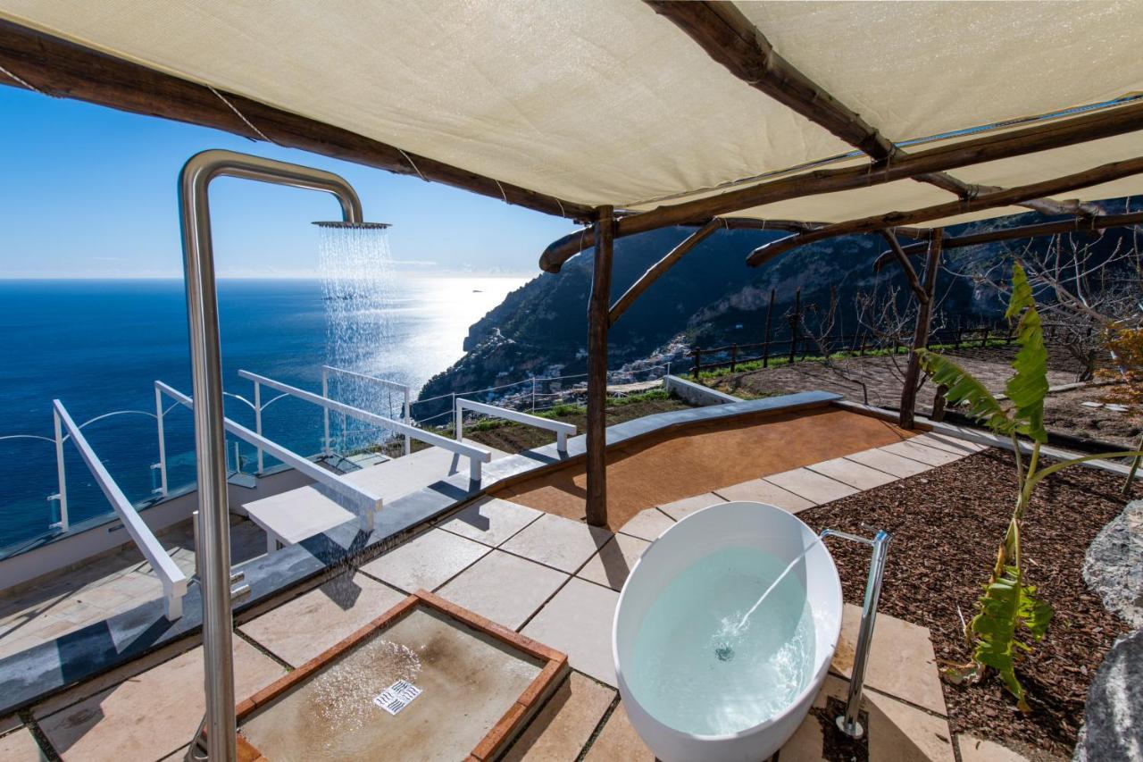 פוזיטנו Villa La Tagliata Spectacular Jacuzzi Tub Amazing View And Private Parking Garage מראה חיצוני תמונה